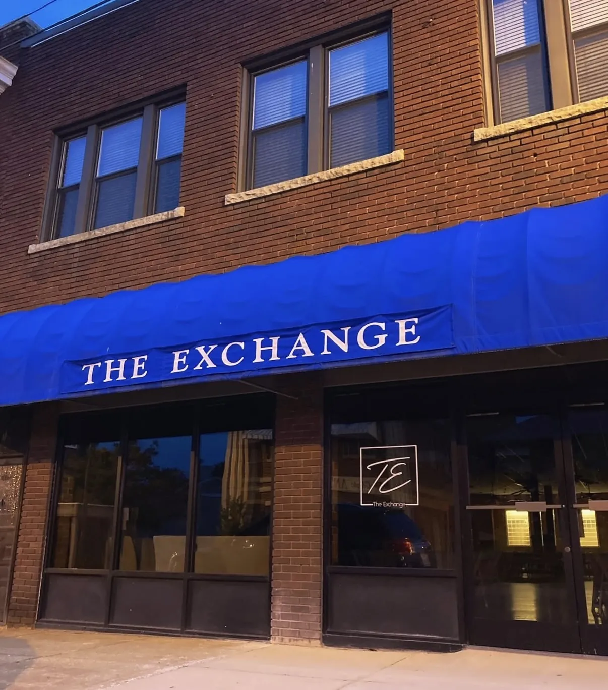 The Exchange storefront in historic downtown Asheboro